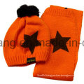 Beautiful Kid′s Winter Warm Knitted Acrylic Set